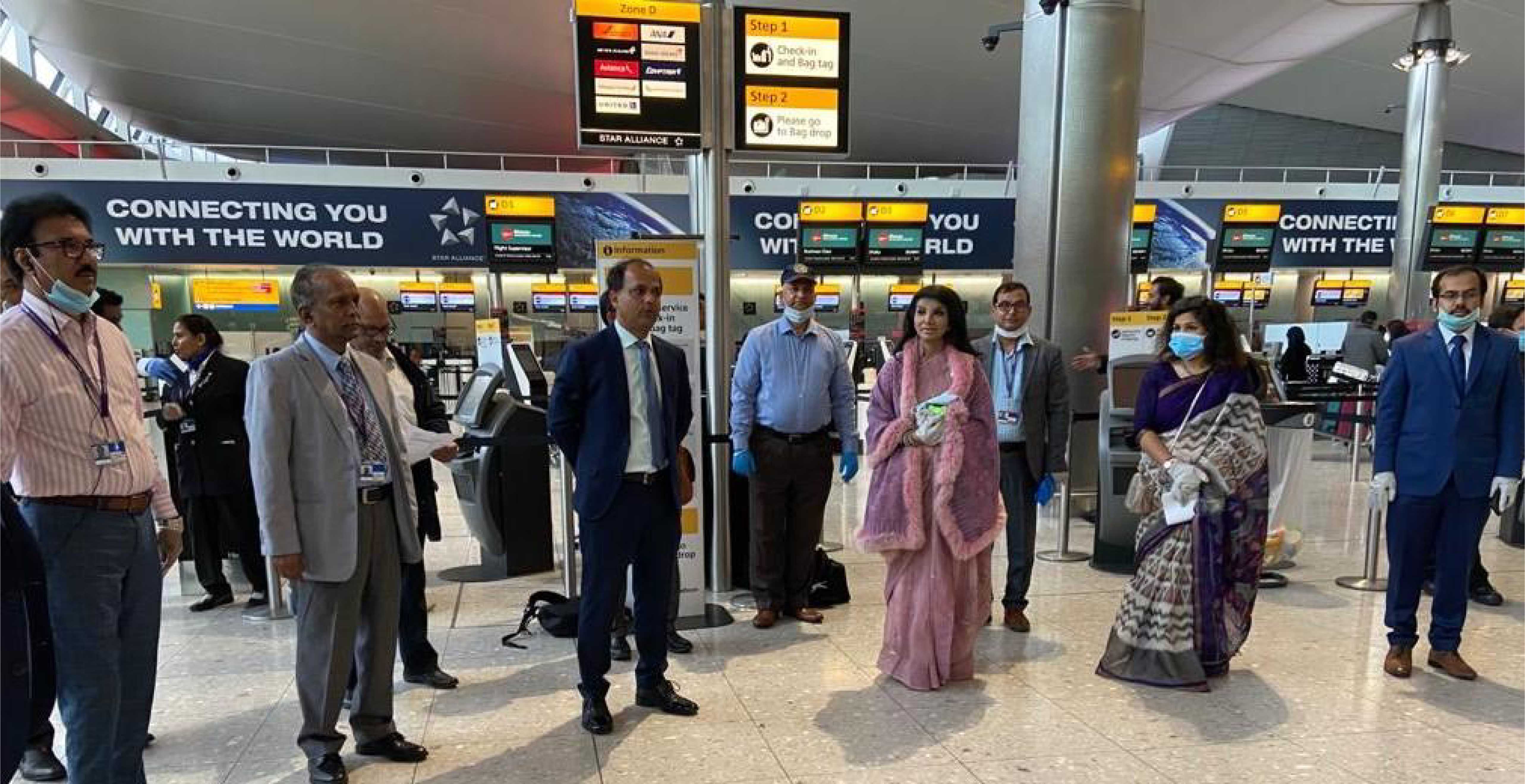 আজ লন্ডন থেকে দেশে ফিরেছে ১২৫ বাংলাদেশি