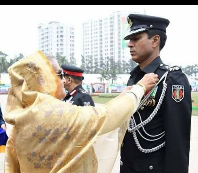 দ্বিতীয় বারের মত বিপিএম পদক পেলেন এসপি মহিউদ্দিন ফারুকী