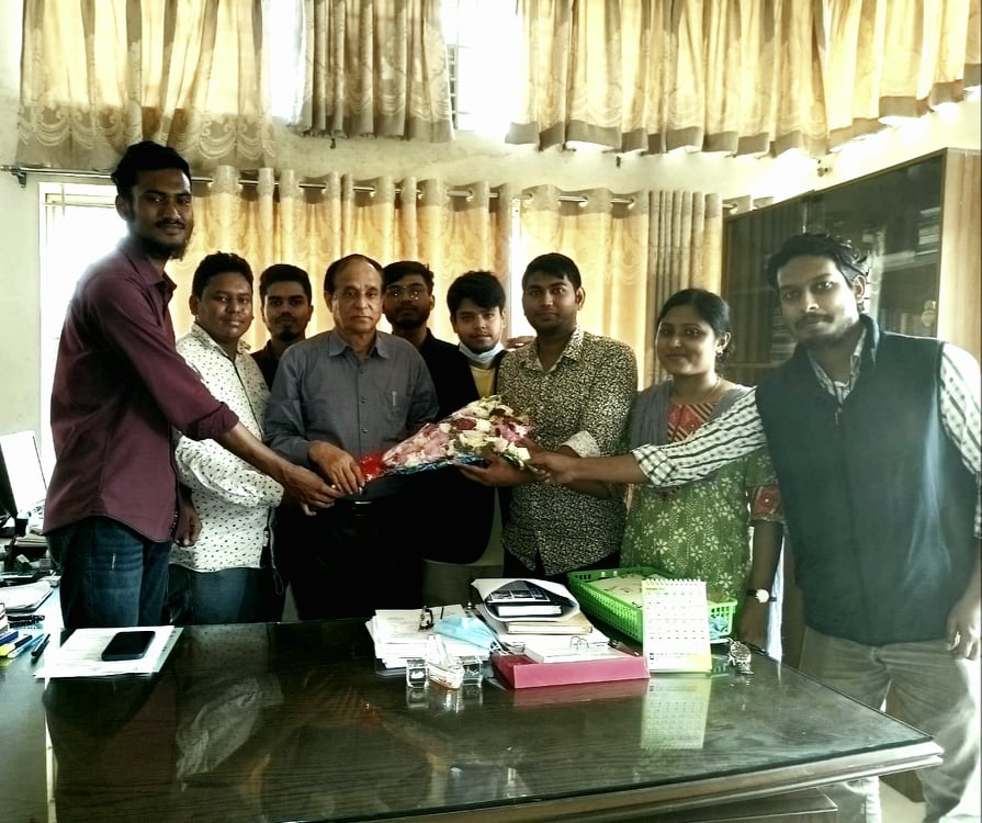 উপাচার্যের সঙ্গে গবিসাসের নবম কমিটির শুভেচ্ছা বিনিময়