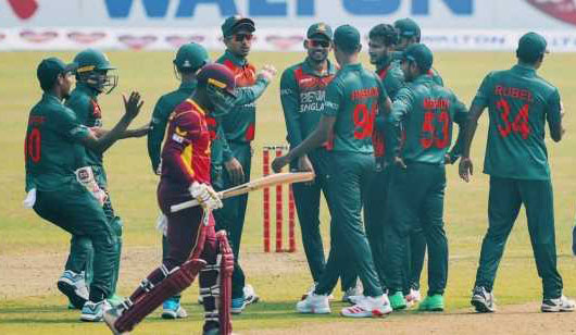 ক্যারিবীয়দের হারিয়ে বাংলাদেশের সিরিজ জয়