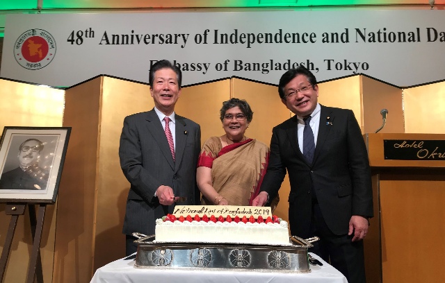 জাপানে যথাযথ মর্যাদায় ৪৮ তম স্বাধীনতা দিবস পালিত হয়েছে