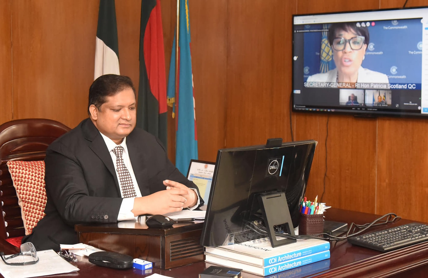 কমনওয়েলথ আয়োজিত খেলাধুলা ও কোভিড-১৯ বিষয়ক জরুরি সভায় ক্রীড়া প্রতিমন্ত্রী
