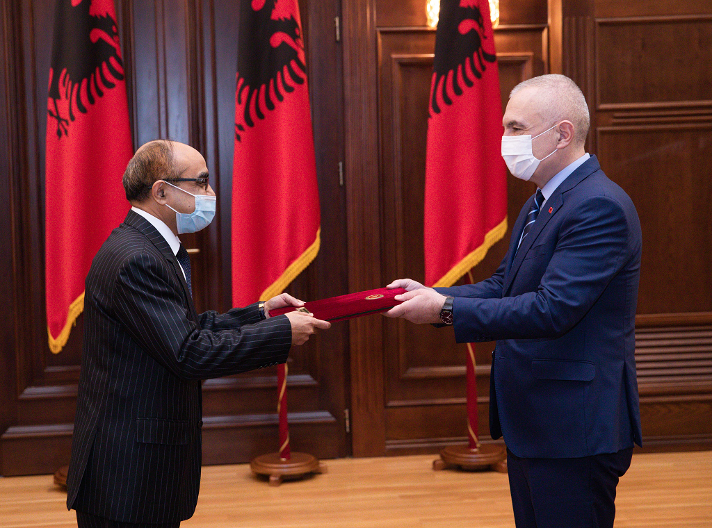 বাংলাদেশের সঙ্গে আলবেনিয়ার ব্যবসায়ীদের বাণিজ্যে উৎসাহিত করার অনুরোধ রাষ্ট্রদূত'এর