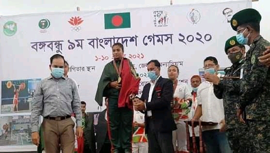 রেকর্ড গড়ে সোনা জয়ী আনসারের মাবিয়া