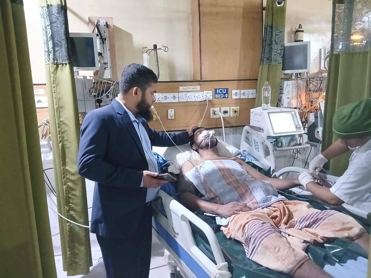 জ্ঞান ফিরলেও শঙ্কামুক্ত নয় নুরুল হক নুরু