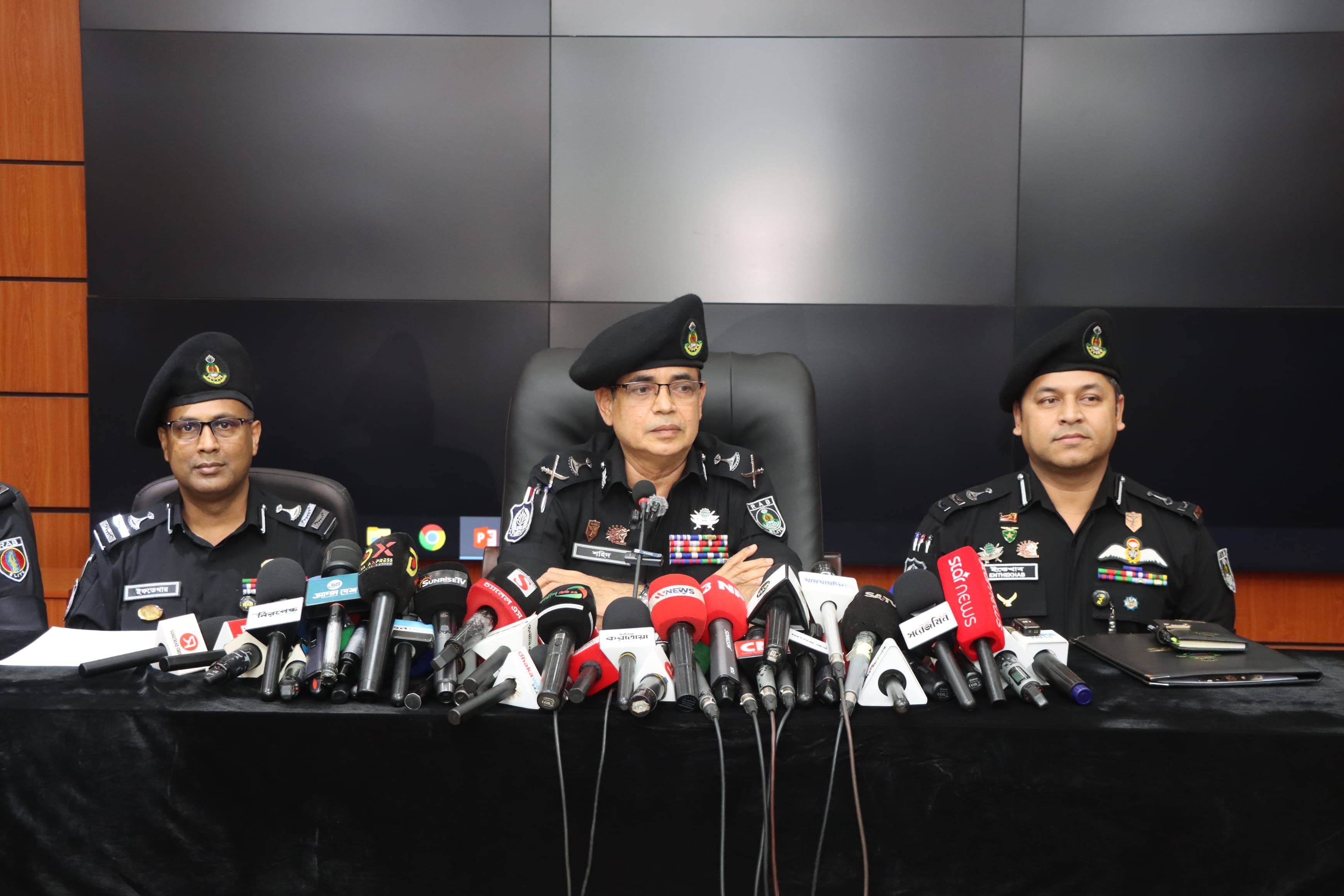 আইনশৃঙ্খলা পরিস্থিতি উন্নতির মাধ্যমে নির্বাচনের পরিবেশ সৃষ্টির প্রক্রিয়ায় আছি