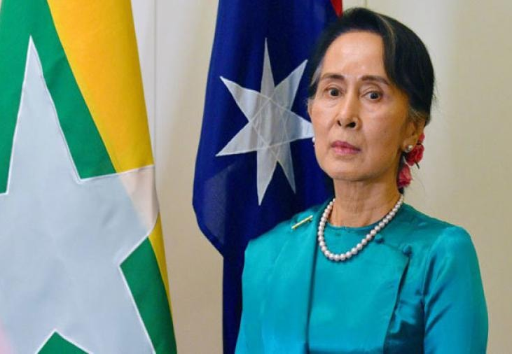 সু চি'র বিক্ষোভের ডাক