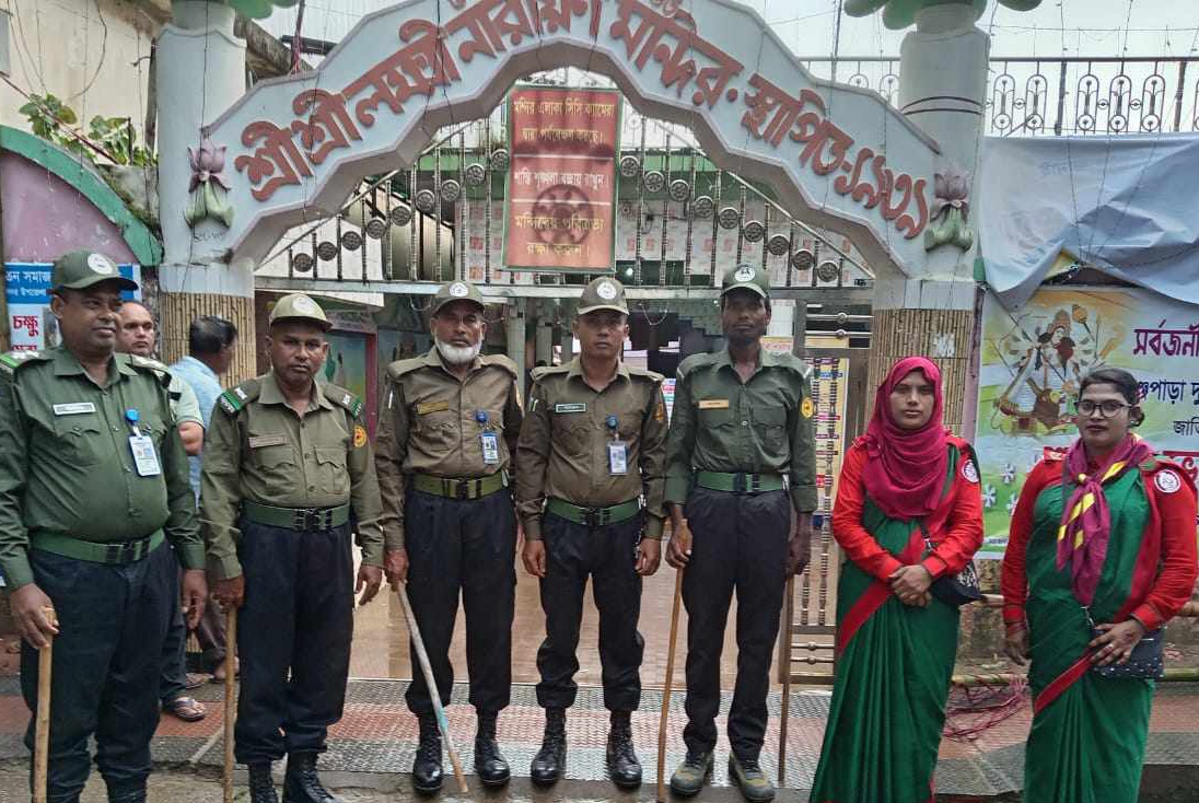 ৩১৫৭৬ পূজামণ্ডপের নিরাপত্তায় ২ লক্ষাধিক আনসার-ভিডিপি মোতায়েন